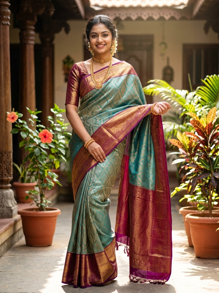 Pure Kanchipuram Silk Saree