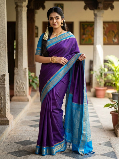 Pure Mysore Silk Saree.