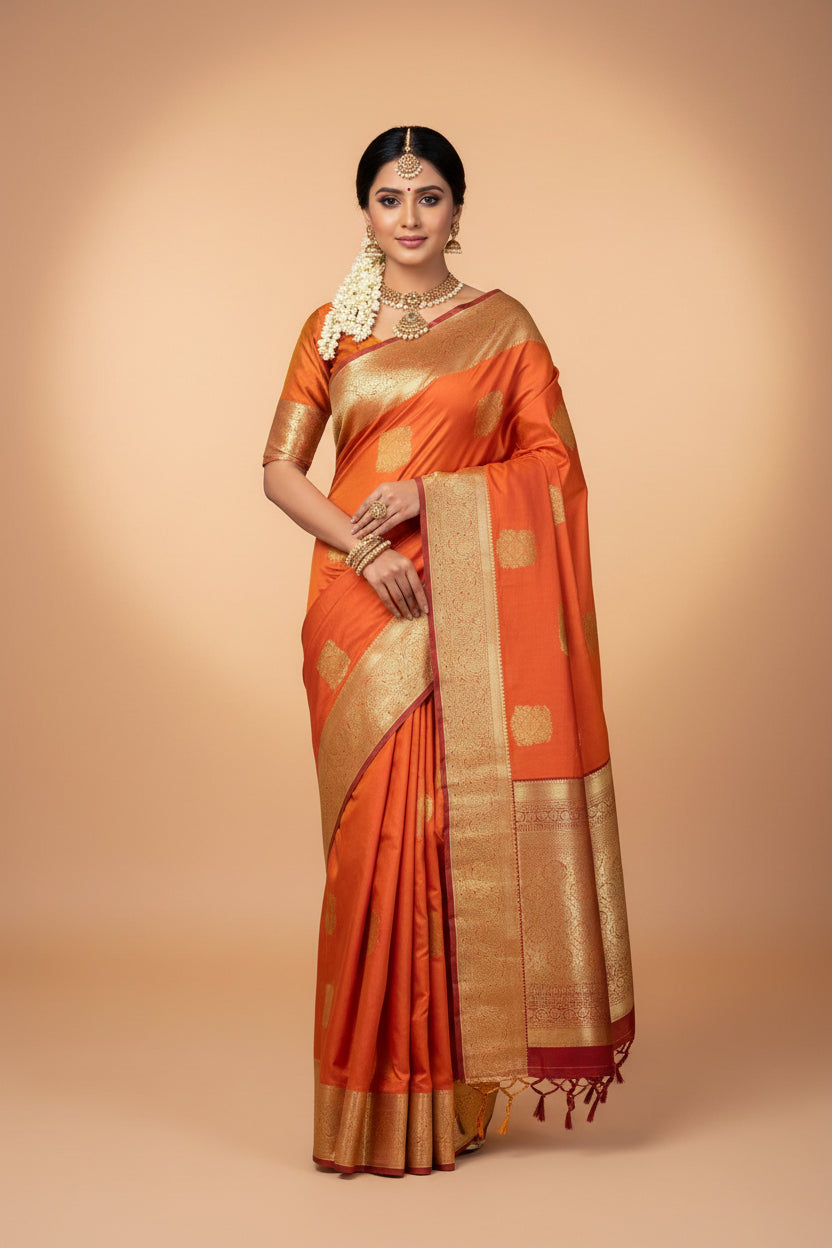 Kanchi Mix Silk Saree