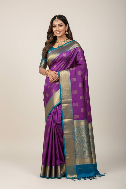 Kanchi Mix Silk Saree