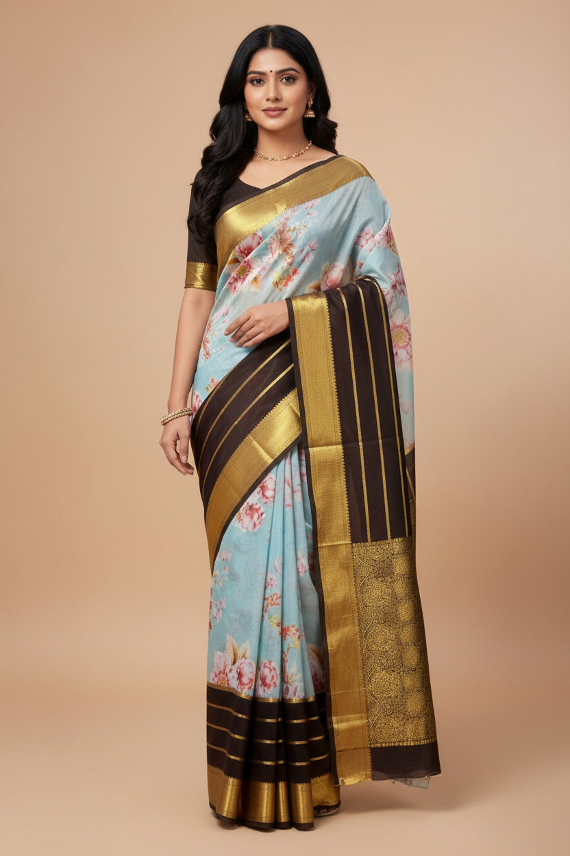 Pure Mysore Silk Saree.