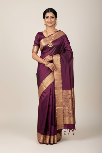 Pure Mysore Silk Saree.