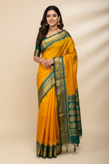 Pure Mysore Silk Saree ( 60 Grams )