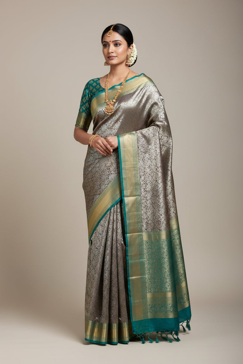 Kanchi Mix Silk Saree