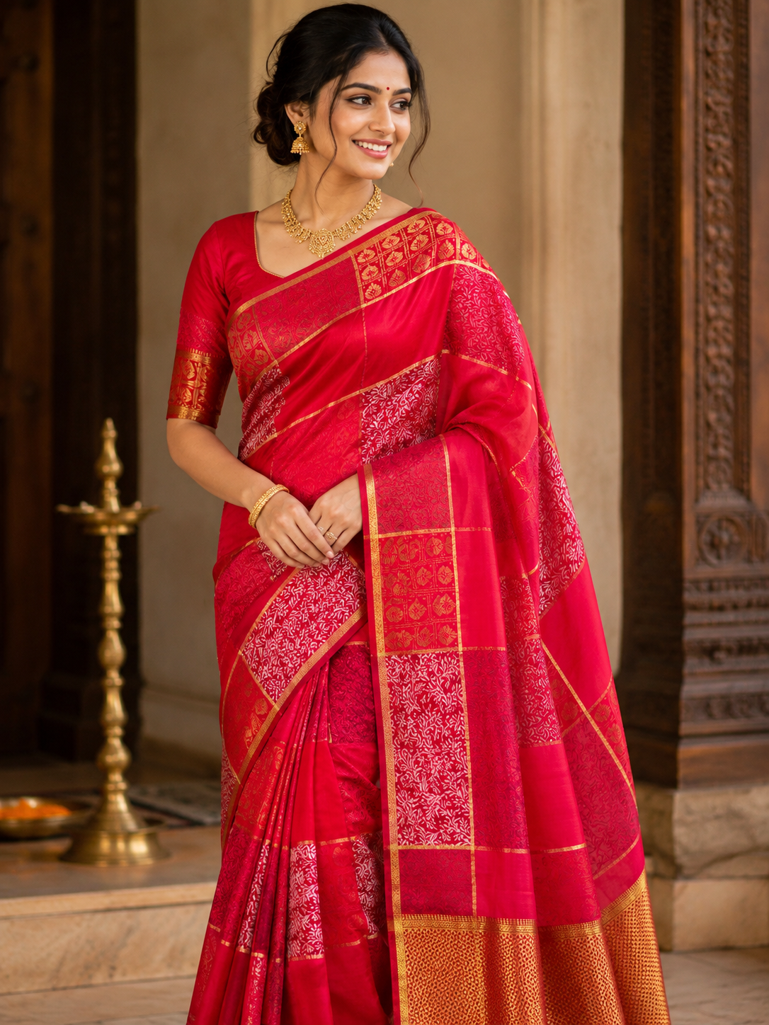 Pure Mysore Silk Saree.