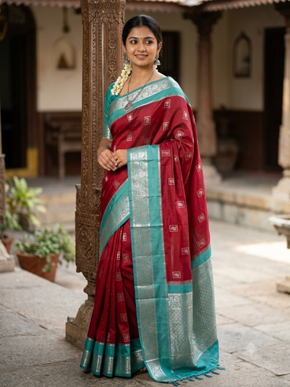 Kanchi Mix Silk Saree