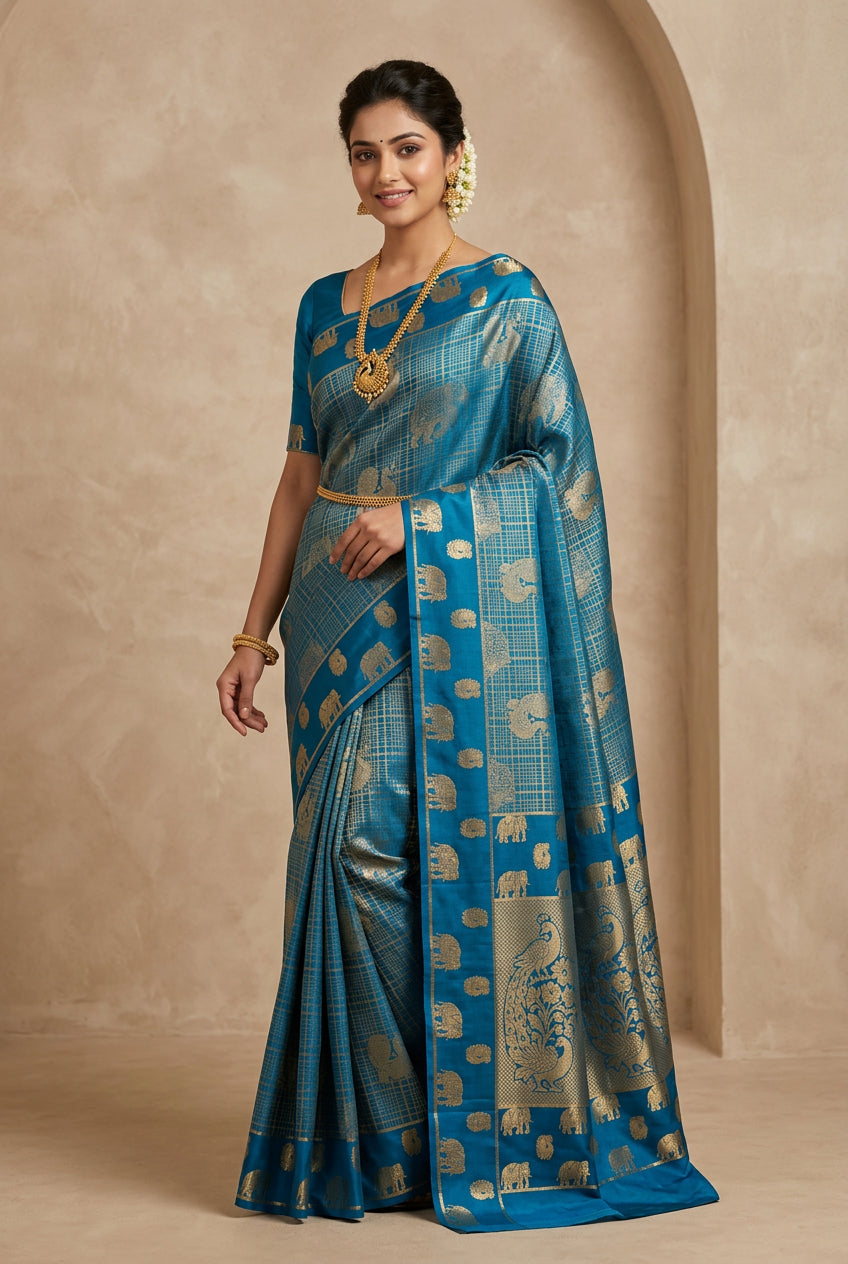 Pure Mysore Silk Saree.