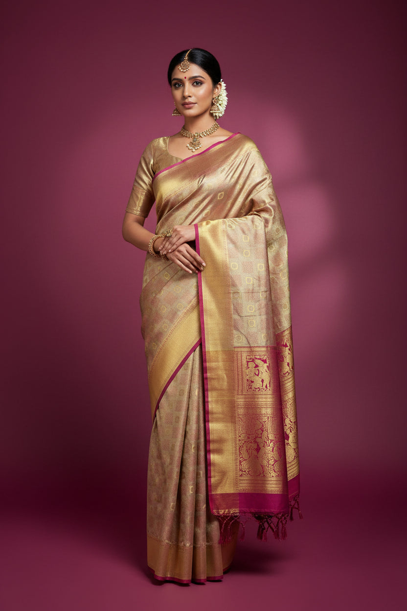Pure Kanchipuram Silk Saree