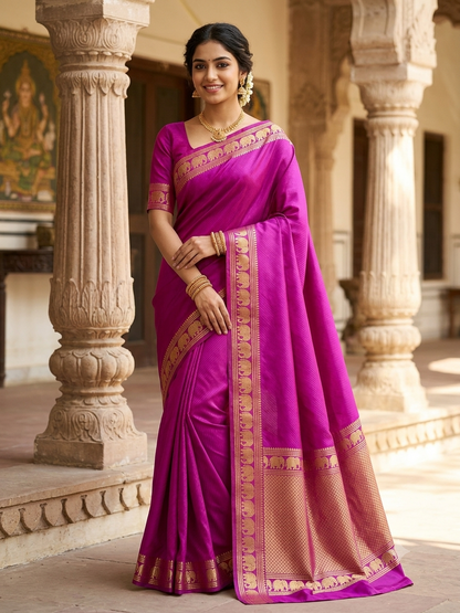 Pure Mysore Silk Saree.