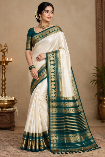 Pure Mysore Silk Saree ( 60 Grams )