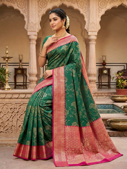 Kanchi Mix Silk Saree