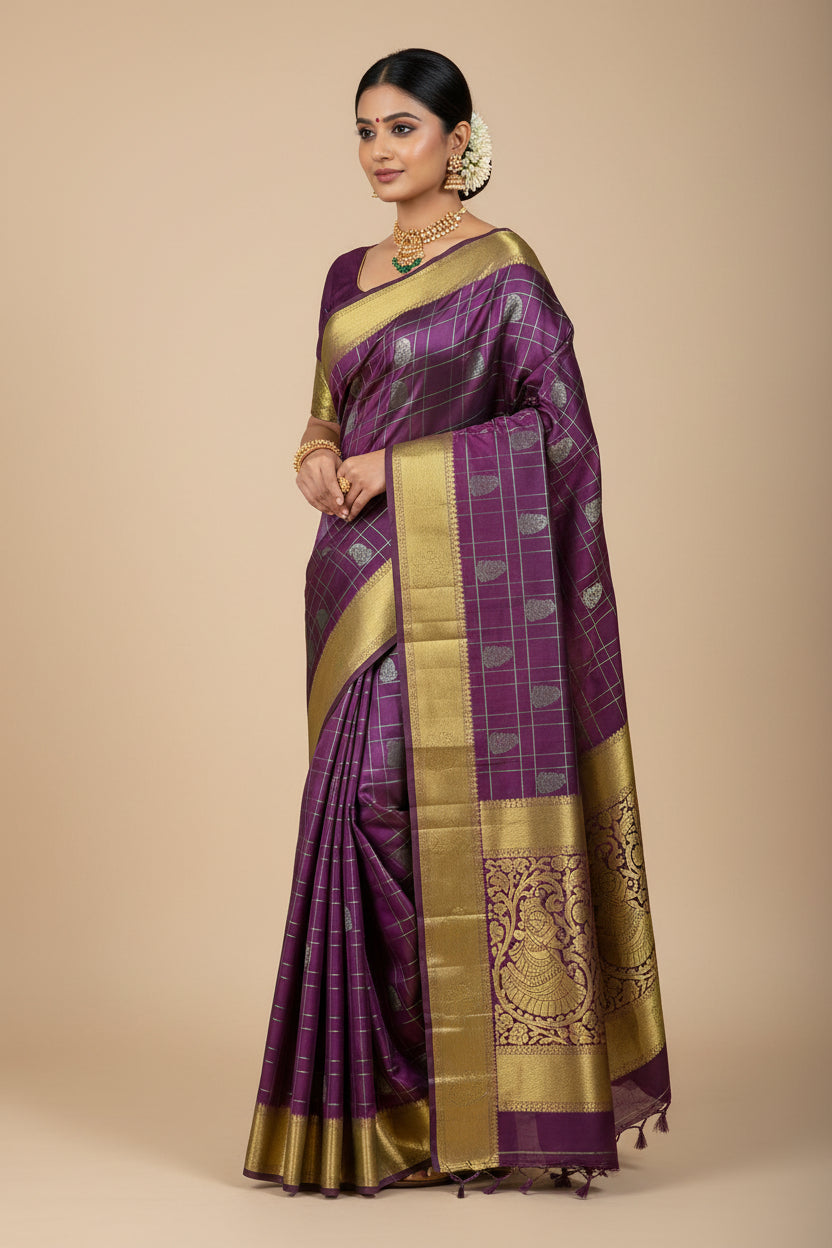 Pure Kanchipuram Silk Saree
