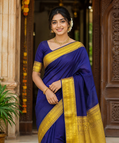 Pure Mysore Silk Saree.