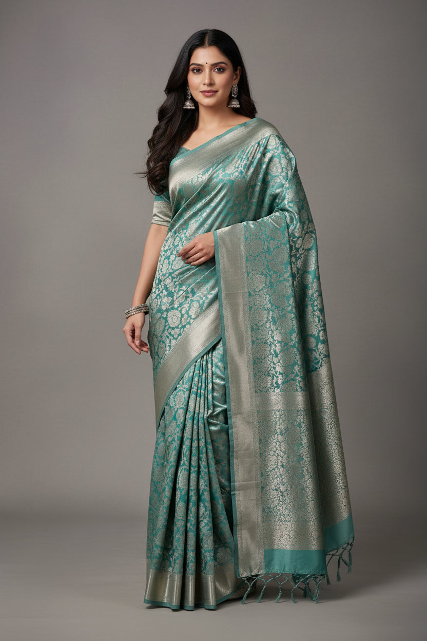 Kanchi Mix Silk Saree