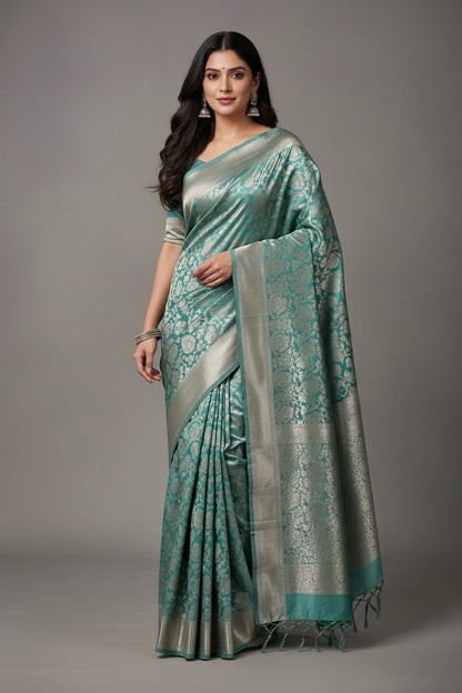 Kanchi Mix Silk Saree