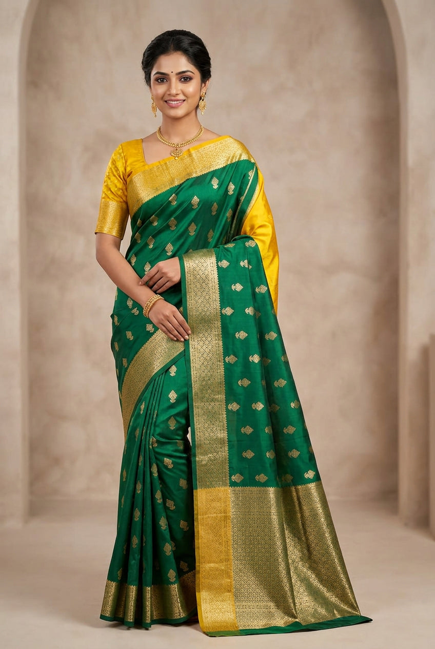 Pure Mysore Silk Saree.