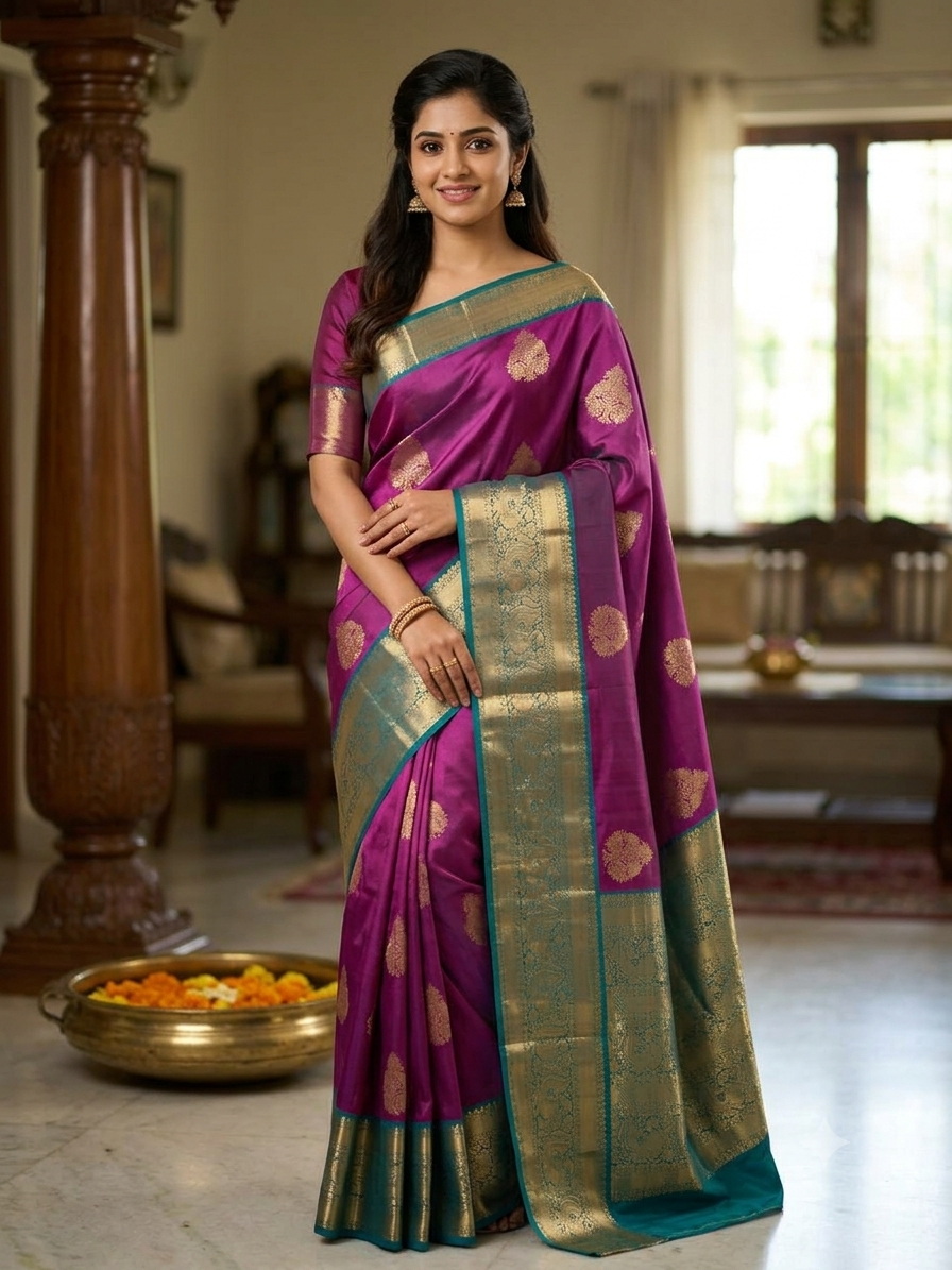 Pure Kanchipuram Silk Saree