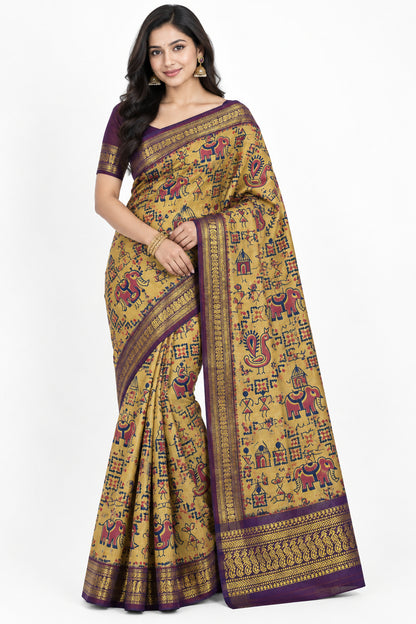 Pure Cotton Silk Saree