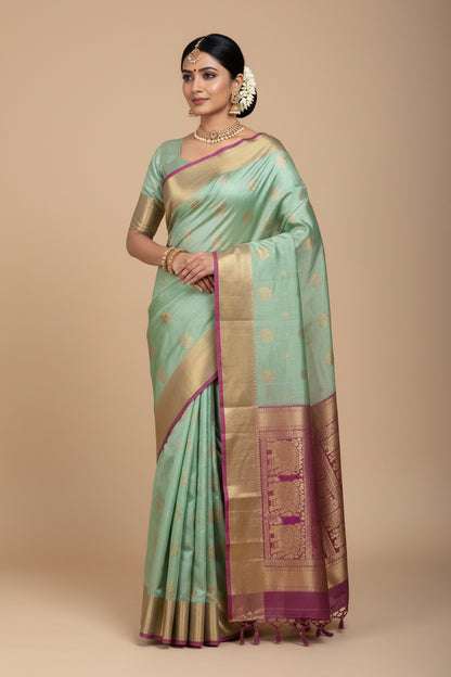 Kanchi Mix Silk Saree
