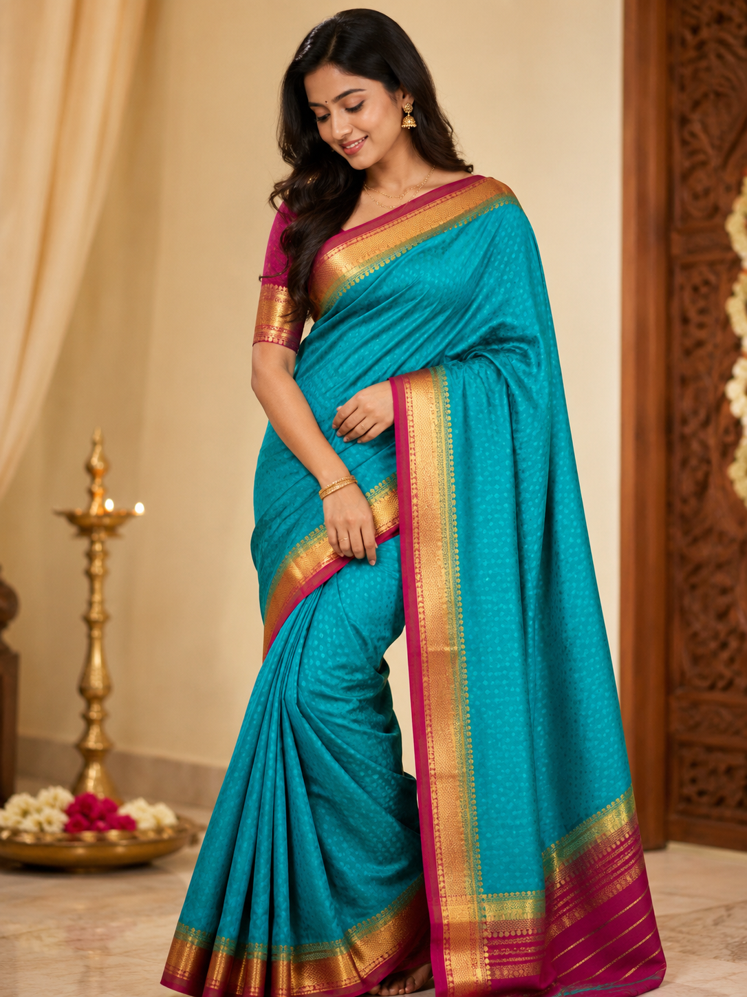 Artificial / Mix Crape Sarees