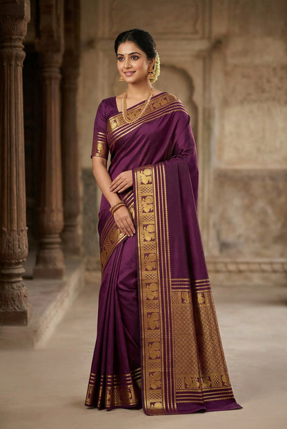 Pure Mysore Silk Saree.