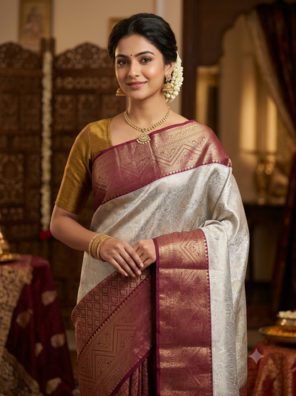 Pure Kanchipuram Silk Saree