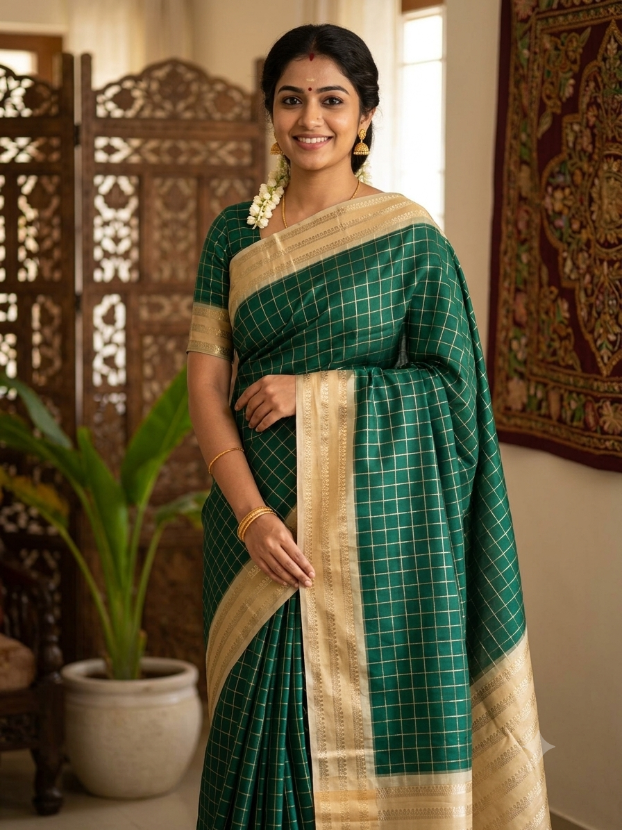 Kanchi Mix Silk Saree