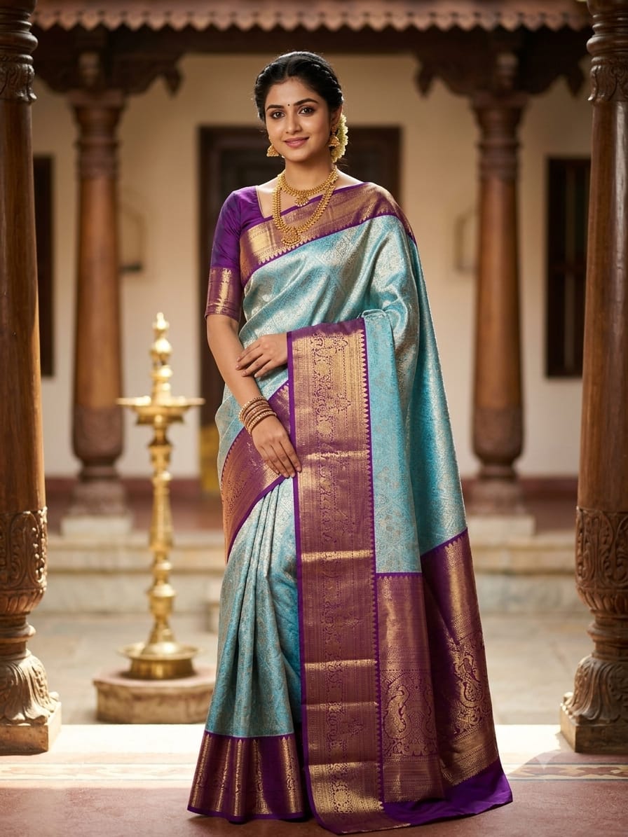 Pure Kanchipuram Silk Saree