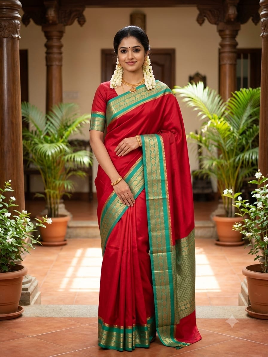Pure Mysore Silk Saree.