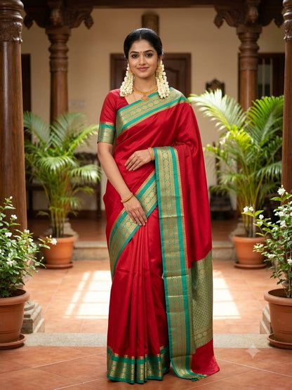 Pure Mysore Silk Saree.
