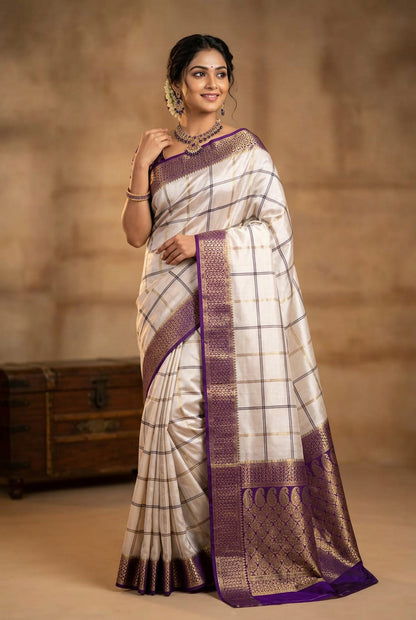 Pure Mysore Silk Saree.