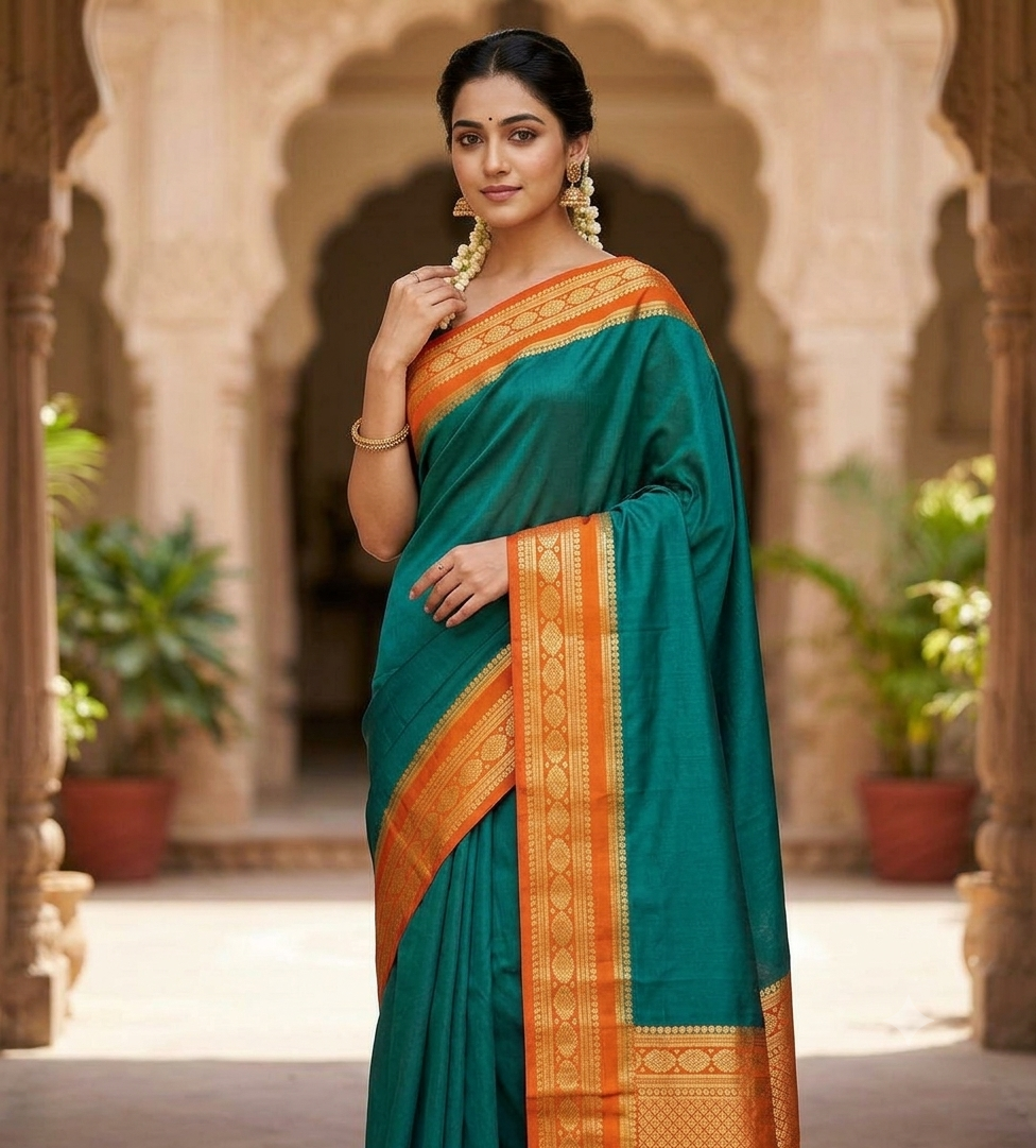 Pure Mysore Silk Saree.