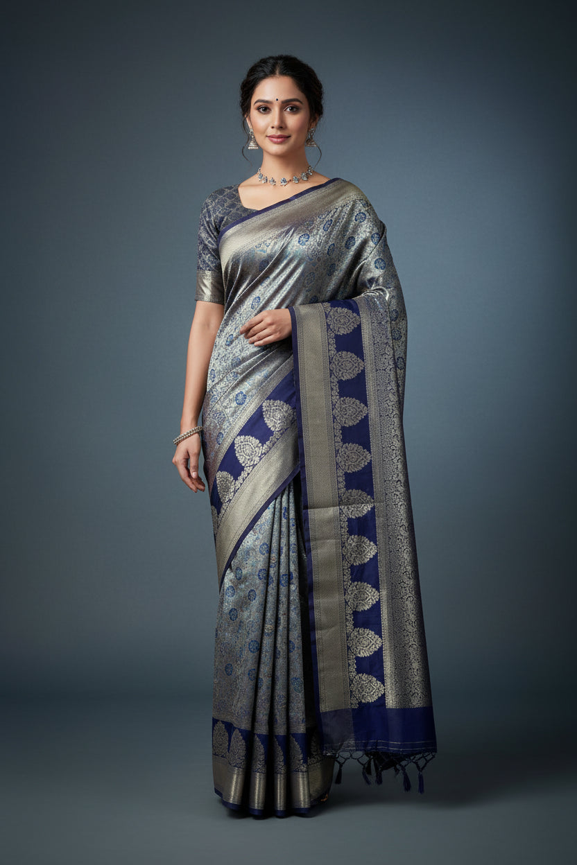 Kanchi Mix Silk Saree