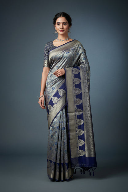 Kanchi Mix Silk Saree