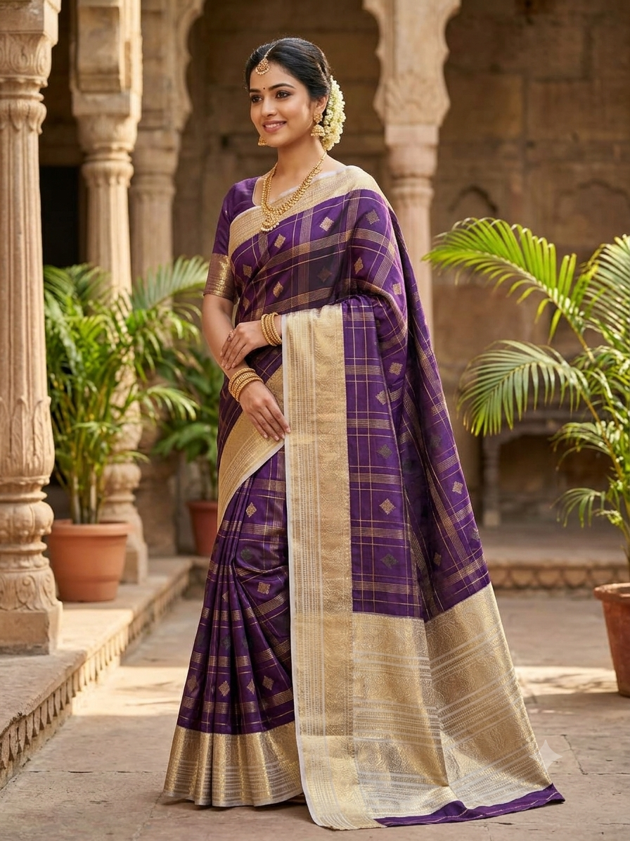 Kanchi Mix Silk Saree