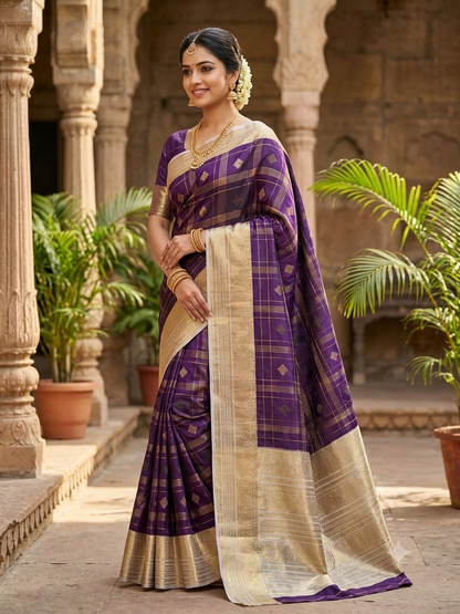 Kanchi Mix Silk Saree