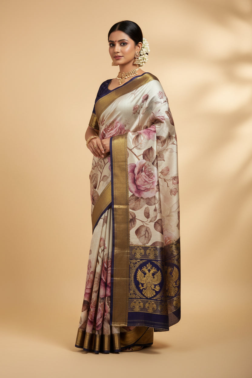 Pure Mysore Silk Saree.