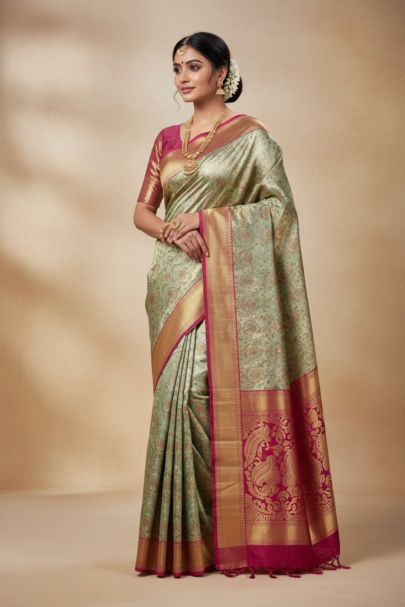 Pure Kanchipuram Silk Saree