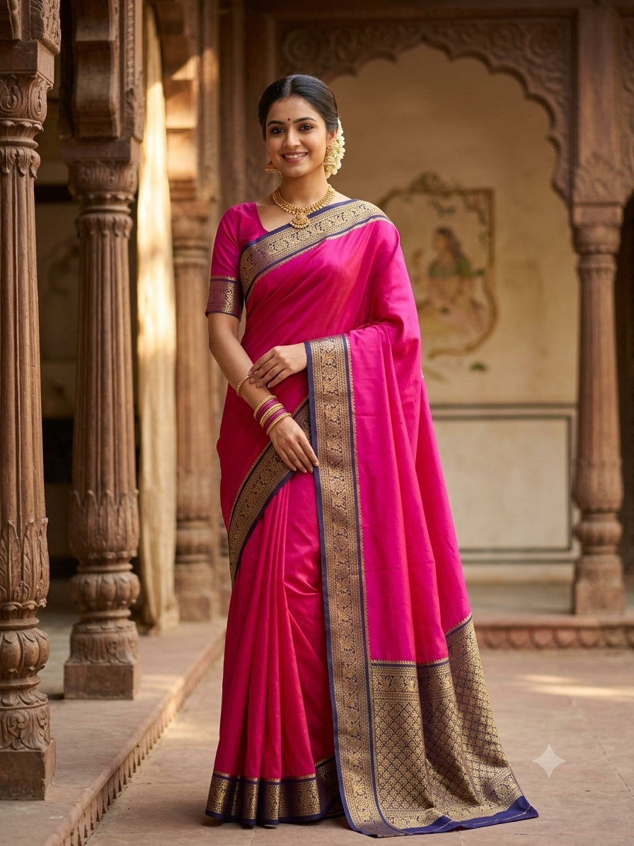 Pure Mysore Silk Saree.
