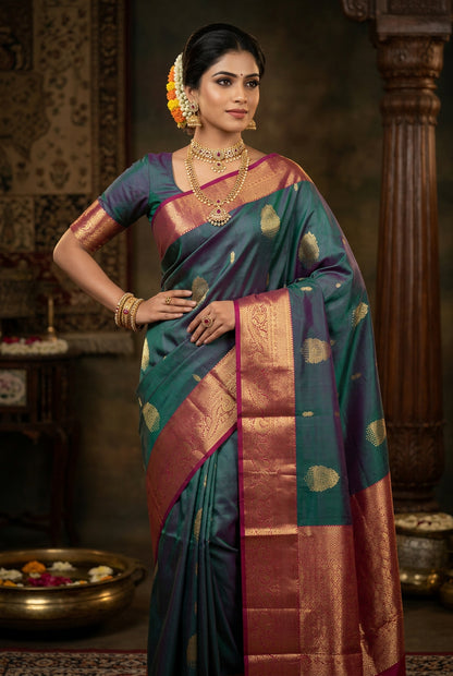 Kanchi Mix Silk Saree