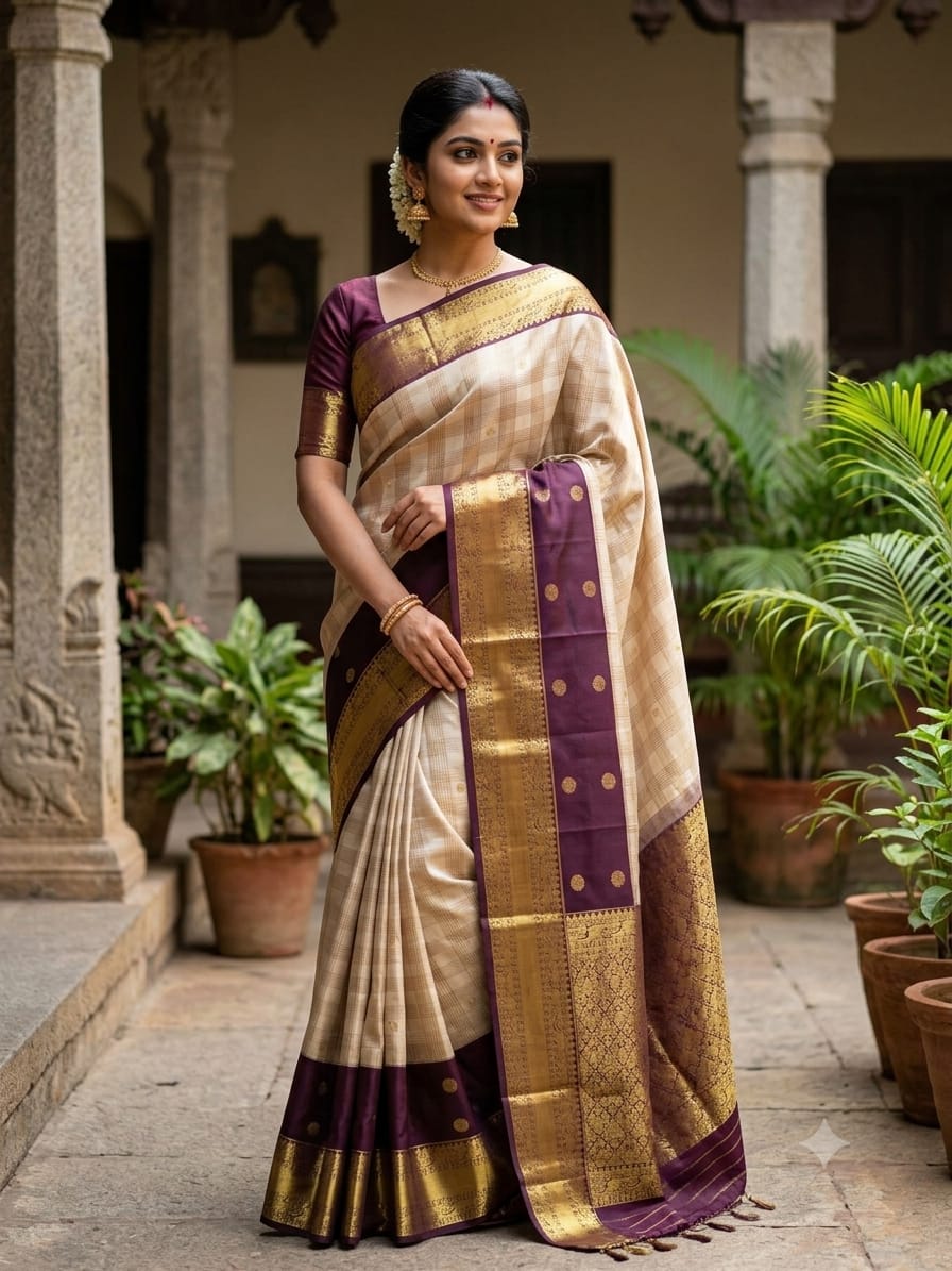 Pure Kanchipuram Silk Saree