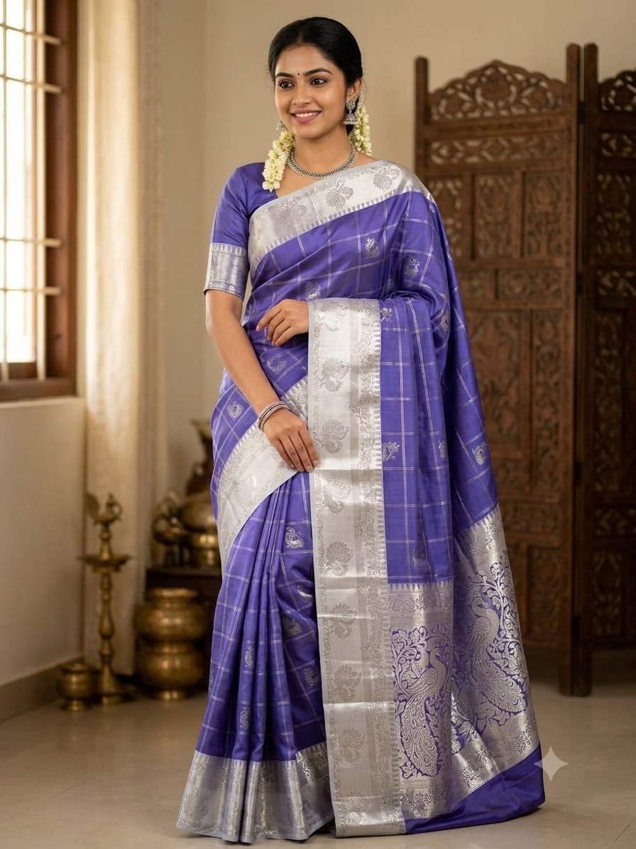 Kanchi Mix Silk Saree
