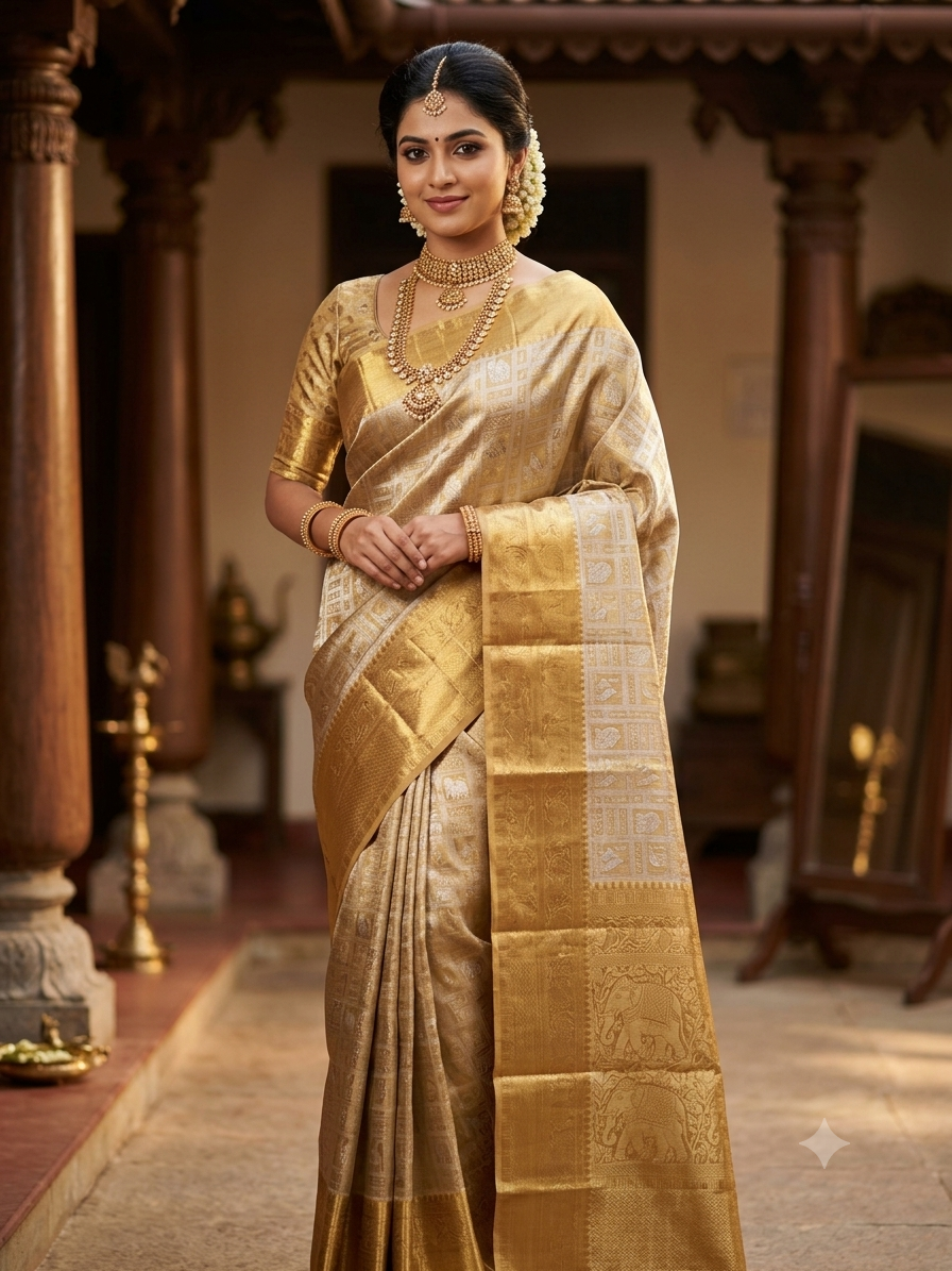 Pure Kanchipuram Silk Saree