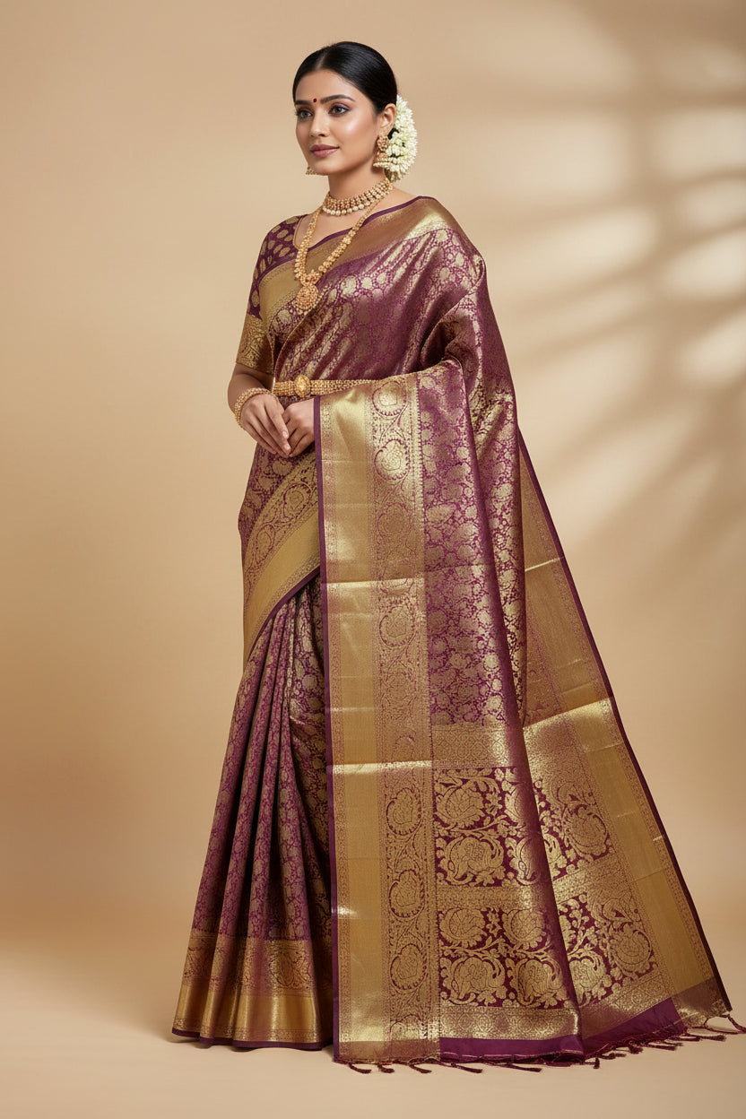 Pure Kanchipuram Silk Saree