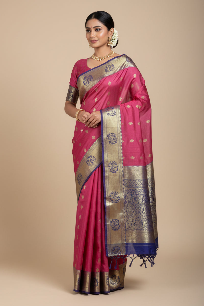 Kanchi Mix Silk Saree