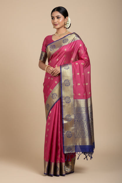 Kanchi Mix Silk Saree