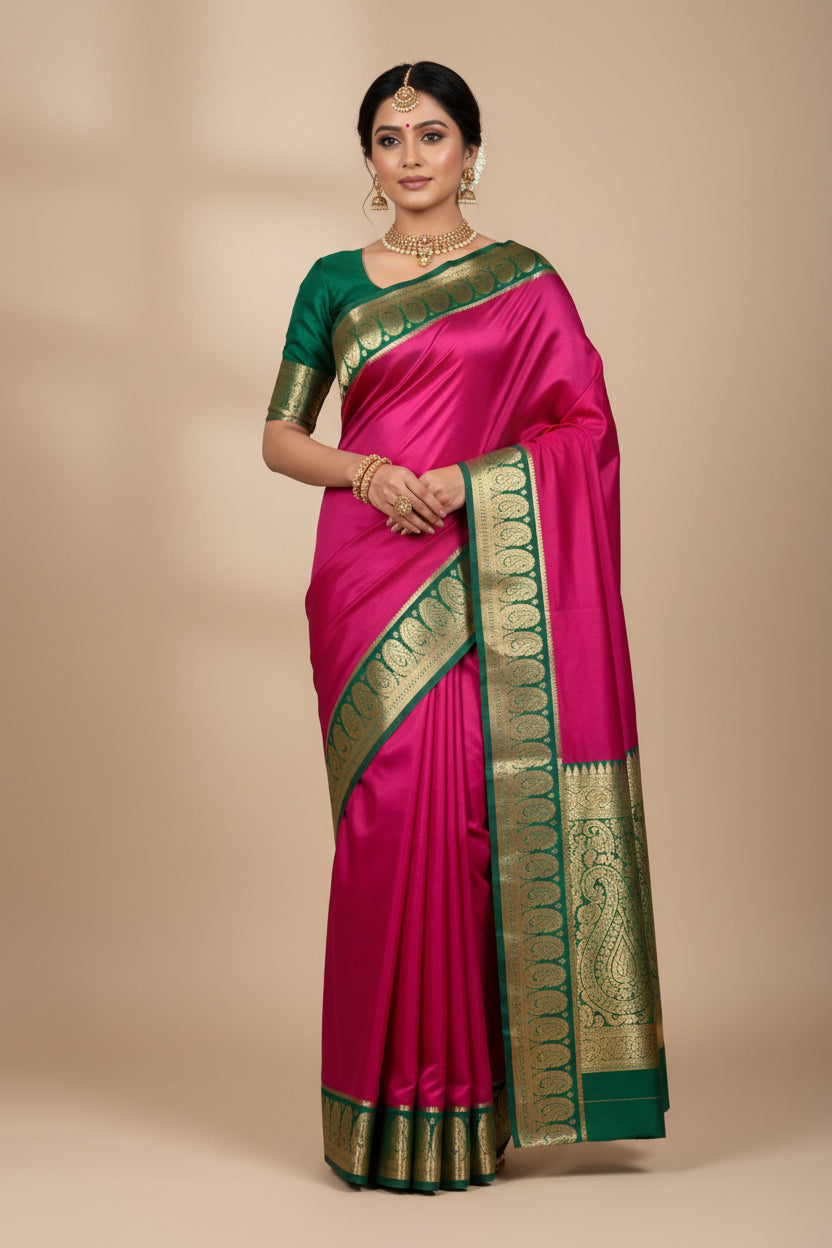 Pure Mysore Silk Saree.