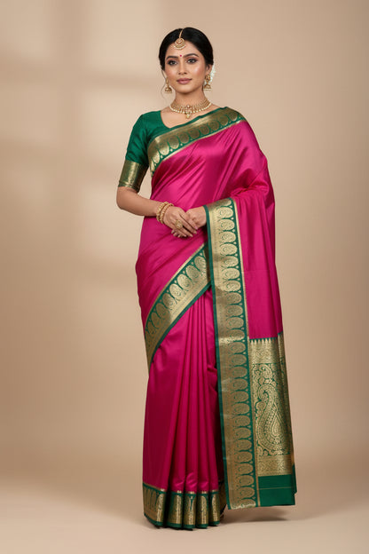 Pure Mysore Silk Saree.