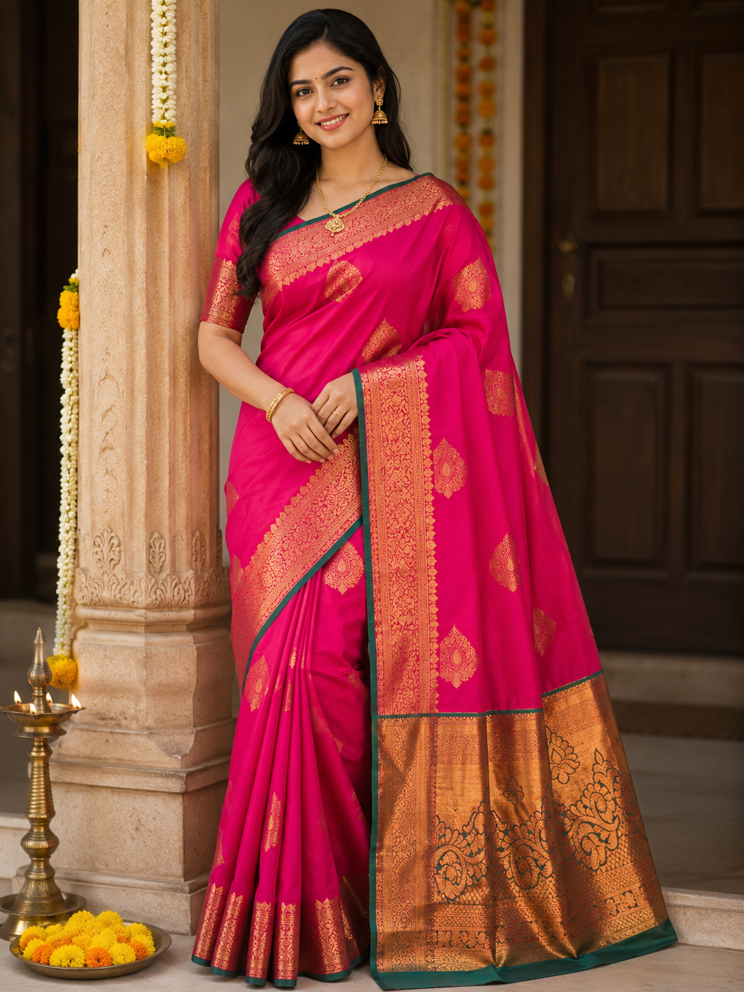 Kanchi Mix Silk Saree