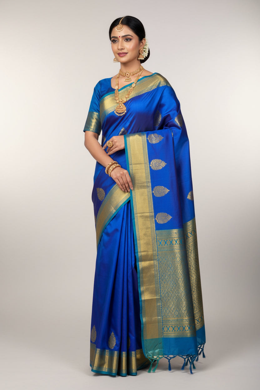 Pure Mysore Silk Saree ( 60 Grams )